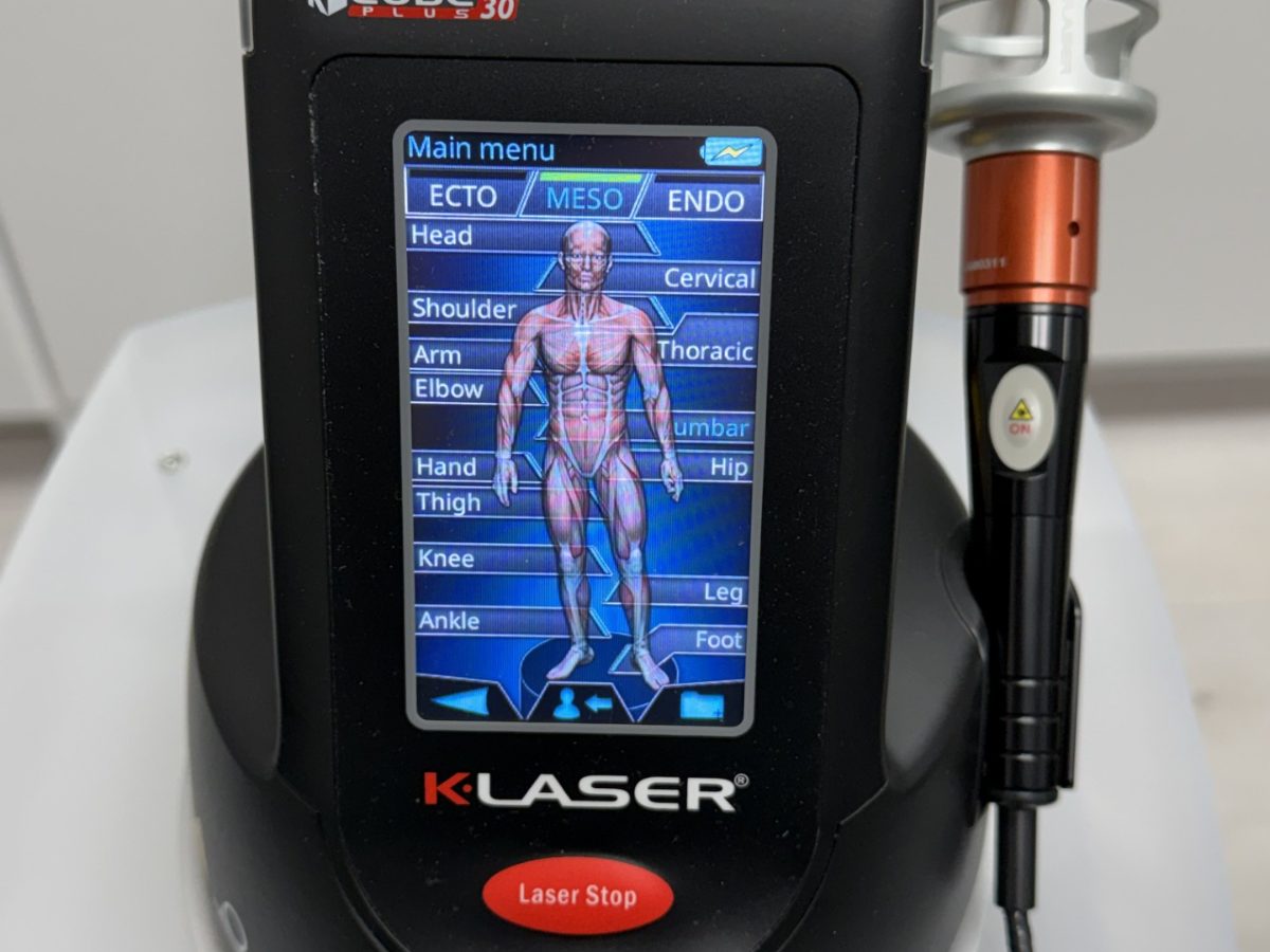 Class IV K-Laser Cube 30 therapy laser used in the TriMed Protocol in Boca Raton