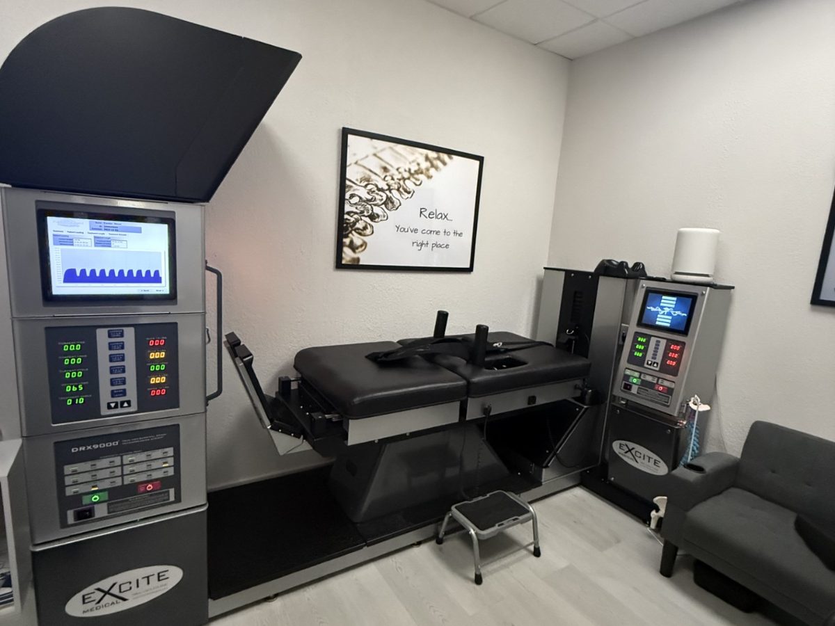 DRX9000 non-surgical spinal decompression table at TriMed Spine & Joint in Boca Raton